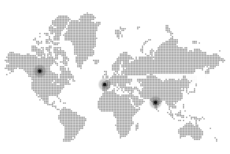 Global presence map image